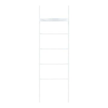 Kledingrek Øksnes ladderplank 160x50x27,5 cm wit [en.casa], Verzenden, Nieuw in verpakking