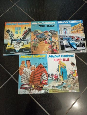 Michel Vaillant T40 à T44 - 5x C - 5 Album - Eerste druk -, Boeken, Nieuw