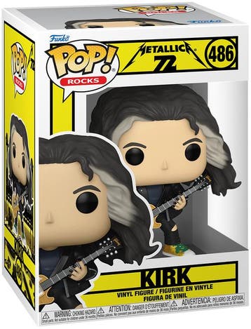 Funko Pop! - Rocks Metallica Kirk (72) #486 | Funko - Hobby, Verzamelen, Poppetjes en Figuurtjes, Verzenden, Nieuw