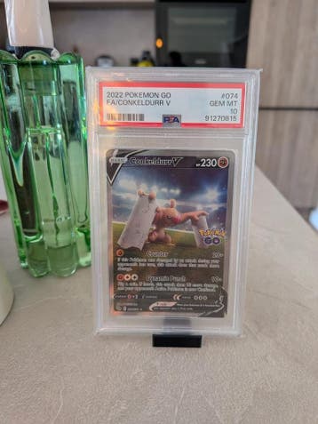 Conkeldurr V 074/078 - Pokémon GO (PSA 10), Verzenden, Nieuw