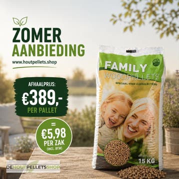 ENplus A1 (NL302) | WITTE Agriselect pellets, Ophalen of Verzenden, Nieuw, Hout, Pelletkachel