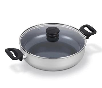 Brabantia Indu+ hapjespan 28cm | Retourdeal 40% korting, Verzenden, Nieuw