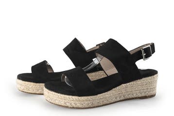 Dolcis Sandalen in maat 38 Zwart, Dolcis, Verzenden, Zwart, Sandalen of Muiltjes