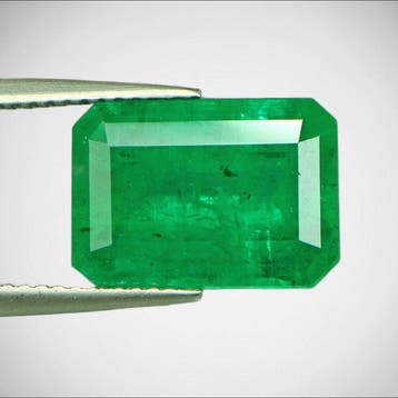 1 pcs Groen Smaragd - 7.01 ct - Guild Gem Laboratory -, Nieuw