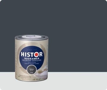 Histor Badkamer Muurverf Zijdeglans - Katoen RAL 9001 - 1..., Overige kleuren, Nieuw, Ophalen of Verzenden, Verf