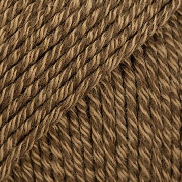 DROPS Cotton Merino Uni Colour - 39 notentaartbruin - Wol/, Ophalen of Verzenden, Nieuw