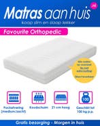 Pocketveer matras met koudschuim - Medium/Zacht, Verzenden, Nieuw, Overige maten, Matras