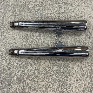 Ducati Bevel Pantah Conti Exhaust set - 066184105 - 06618..., Motoren, Ophalen of Verzenden, Gebruikt