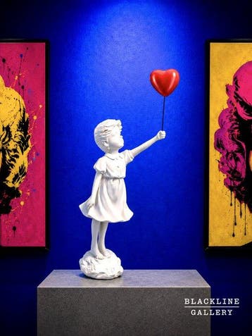 BlackLine Gallery - sculptuur, Weightless Love - 24cm -