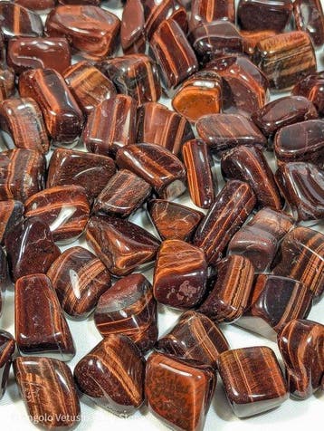 1 kg Natuurlijke Bull’s Eye Gepolijste stenen – Doorn,