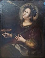 Scuola italiana (XVII-XVIII) - Santa Lucia