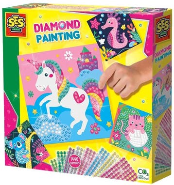 SES - Diamond Painting Vrolijke Dieren | SES Creative -, Hobby en Vrije tijd, Knutselen, Verzenden, Nieuw