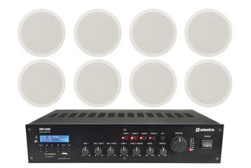 Adastra Shop 8 Inbouwspeakers + 100 Volt Versterker, Verzenden, Nieuw, Overige typen, Overige merken