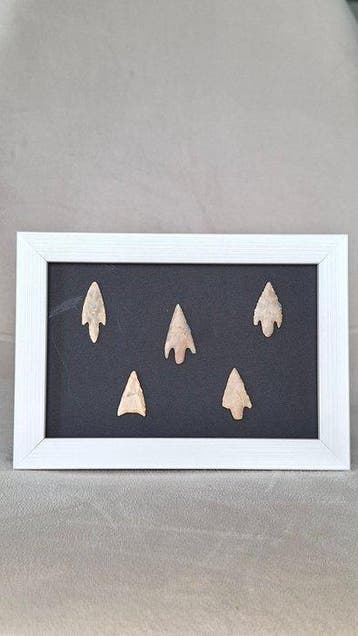 prehistorie vuursteen Pijlpunt - 120 mm (Zonder