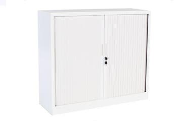 Half hoge roldeurkast wit STOR 120x43x105, Ophalen of Verzenden, Nieuw