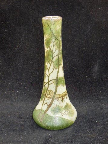Legras - Fraai Art Nouveau glazen vaas - Klein vaasje -, Antiek en Kunst
