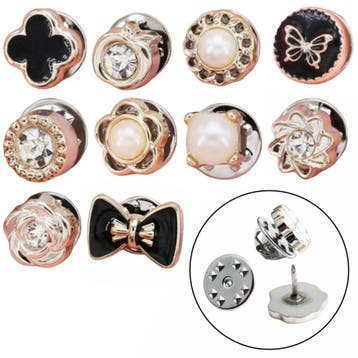 Fako Bijoux - Pin Broche Mini - Steek Pin Knopen Set - 10, Verzenden, Nieuw