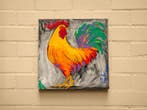 Rooster royale (Schilderijen, Interieur;Sfeer & Stijl), Ophalen of Verzenden, Nieuw