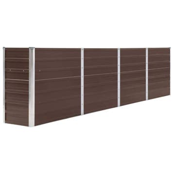 Stalen plantenbak 320cm bruin - 46% voordeel (Retour), 100 cm of meer, Ophalen of Verzenden, Zo goed als nieuw, Metaal