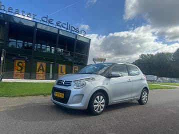 Citroën C1 1.0 VTI 68 ETG 5-DRS 2015 Grijs, Auto's, Voorwielaandrijving, Stof, C1, Handgeschakeld