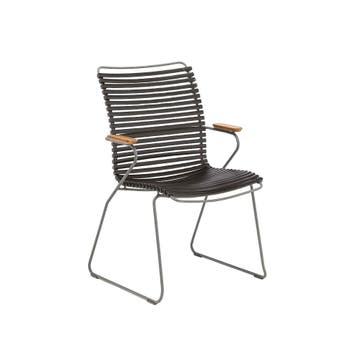 Houe CLICK dining stoel zwart bamboe armleuning, hoge rug -, Tuin en Terras, Tuinstoelen, Nieuw