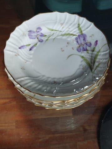 Richard Ginori - Schotel (6) - Iris - Porselein met
