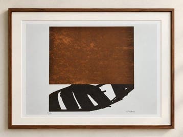 Pierre Soulages (1919-2022) - Lithographie n°43 - Encre sur