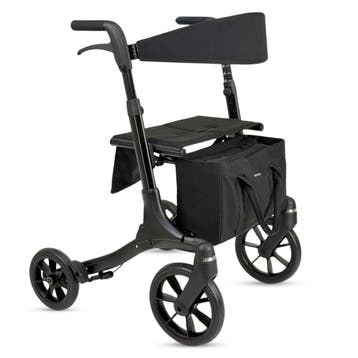 Vitility ID Rollator - Dubbel Opvouwbaar - Zachte Wielen - C, Diversen, Rollators, Ophalen of Verzenden, Nieuw