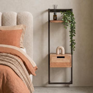 *WOONWINKEL* Wandnachtkastje Met Plank Licht, Huis en Inrichting, Verzenden, Nieuw