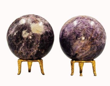 KAM’R GEM | Grote Blauwe Amethist Kristalbal - 85 mm - 1,62, Verzamelen