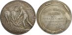 Verzilverte brons medaille ohne Jahr (graviert 1924) Fran..., Verzenden