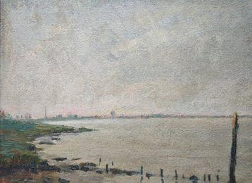 Attribué à Jan De Clerck (1881-1962) - Paysage côtier sous