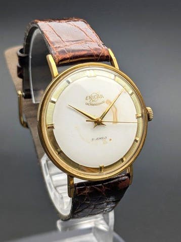 Enicar - Ultrasonic - AR1010 - 21 Jewels - Zonder, Nieuw