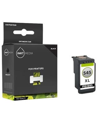 Geschikt Canon PG-545XL inkt cartridge zwart hoge capaciteit, Nieuw, Cartridge, Inktmedia