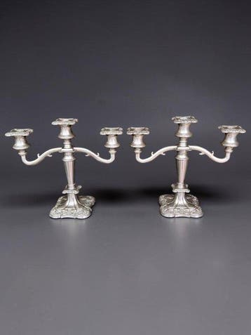 Grenadier Silversmiths - Kandelaber grote set - Verzilverd