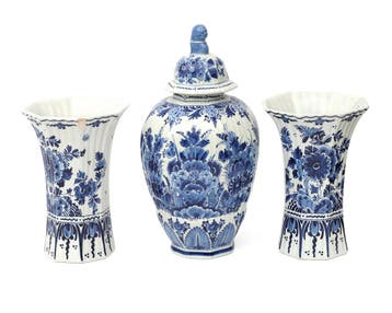 Delfts Blauw kaststel, De Porceleyne fles, 1916 en 1942
