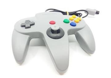Mario64.nl: Controller Third Party Grey - iDEAL!, Ophalen of Verzenden, Gebruikt