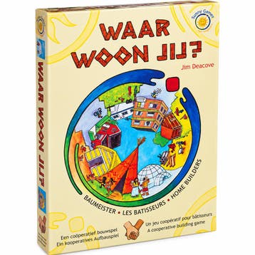 Waar Woon Jij? - Bordspel | Sunny Games - Gezelschapsspellen, Hobby en Vrije tijd, Verzenden, Nieuw
