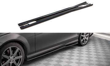 Zijskirts passend voor Mercedes C Klasse Coupe AMG Pakket, Ophalen of Verzenden, Nieuw