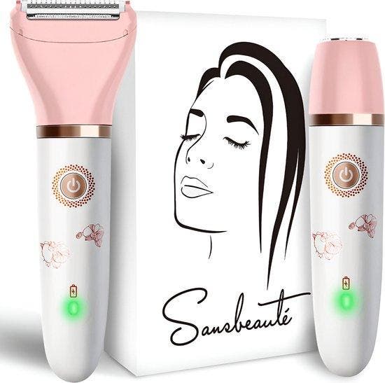 2dekans | Sansbeauté® 2-in-1 Ladyshave – Elektrisch – Voor, Kleding | Dames, Badmode en Zwemkleding, Zo goed als nieuw, Ophalen of Verzenden