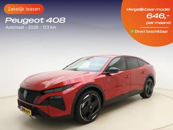 Peugeot 408 | Zakelijk Leasen vanaf 315,- p/mnd, Nieuw, Financial lease, Lease
