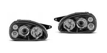 Angel Eyes koplampen Black geschikt voor Opel Corsa B, Auto-onderdelen, Verlichting, Verzenden, Nieuw, Opel