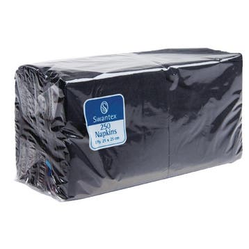 Zwarte servetten voor F980 (2000 stuks), Verzenden, Nieuw