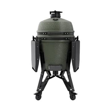The Bastard PRO LARGE ALPINE GREEN incl. accessoire pakket -, Tuin en Terras, Houtskoolbarbecues, Nieuw