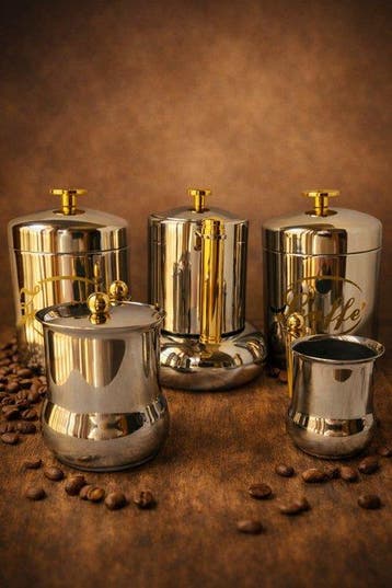 Elegante Set Lavazza Vintage anni 90: Caffettiera