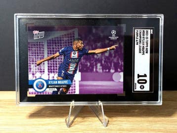 2022/23 Topps Now UCL Kylian Mbappé Magic in Paris - Purple, Nieuw