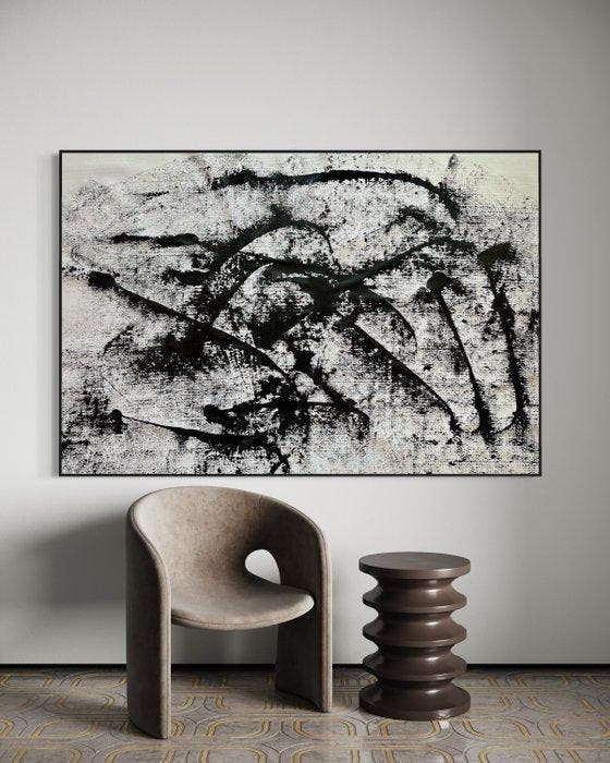 Timo Wedell - New Rules - XXL - Yves Klein Style, Antiek en Kunst, Kunst | Schilderijen | Modern