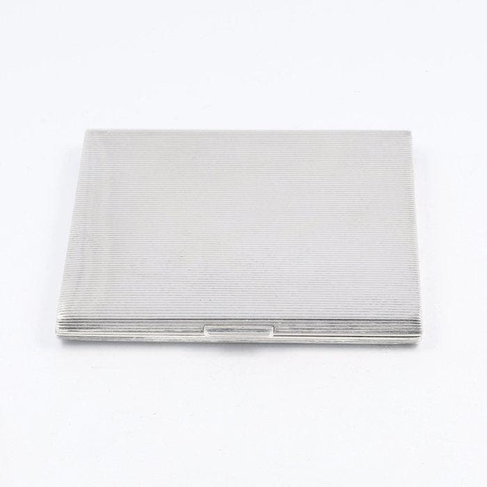 Sigeretten Etui. - Sigarettendoos - .925 zilver, Antiek en Kunst, Antiek | Goud en Zilver