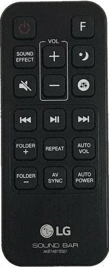 LG AKB74815321 afstandsbediening, Audio, Tv en Foto, Afstandsbedieningen, Verzenden, Nieuw
