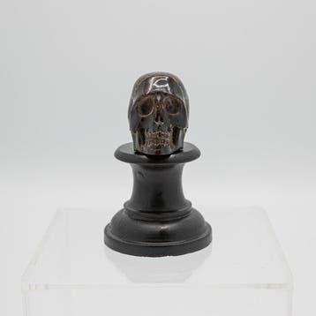 Memento mori, steenbok hoorn - Hoorn - 19th century